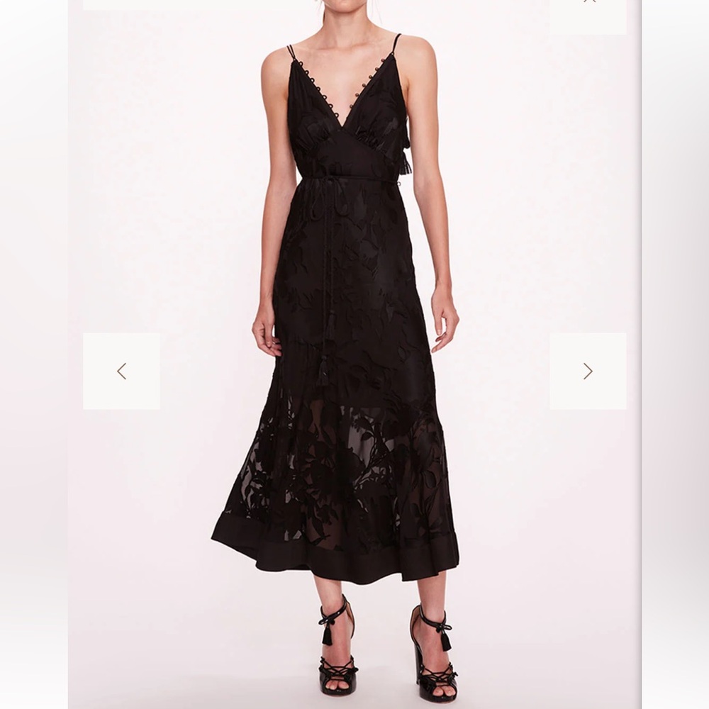 Marchesa Rosa Niobe Slip Dress